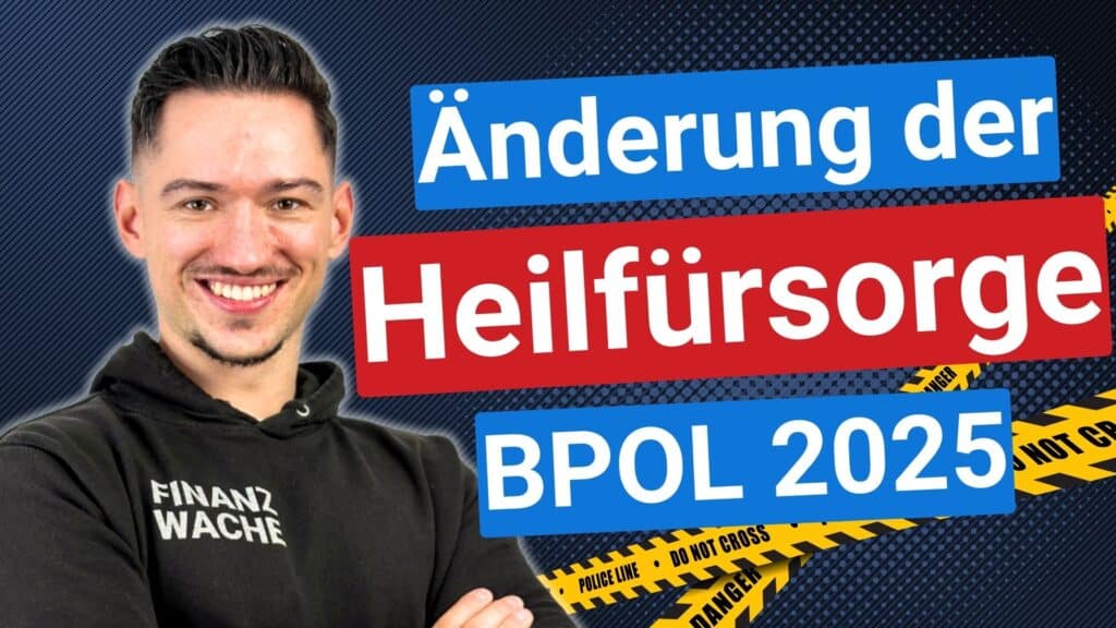 Bundespolizei Heilfürsorge Anpassung 2025 - Das ändert sich